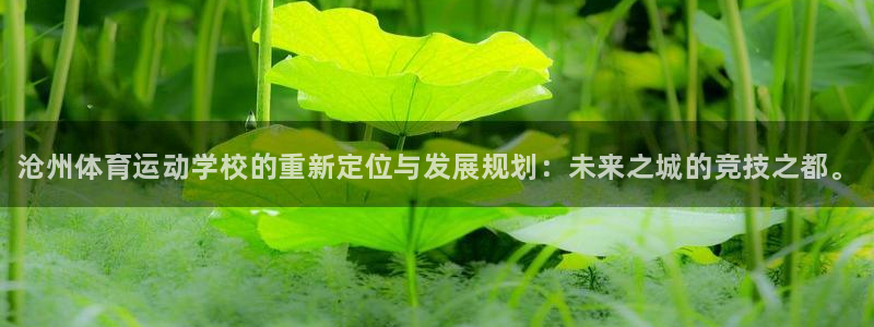 JJB竞技宝官网下载平台是正规平台吗知乎：沧州体育运动学校的