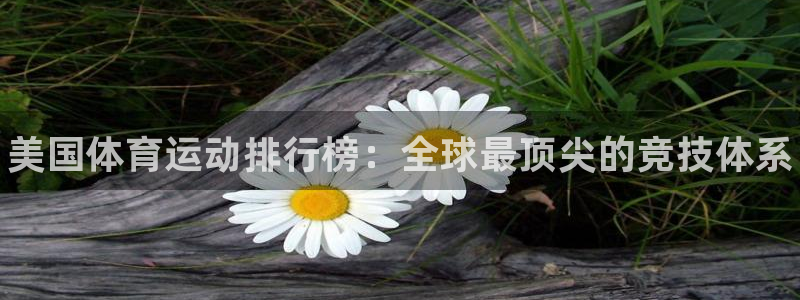 JJB竞技宝官方正版app娱乐平台：美国体育运动排行榜：全球